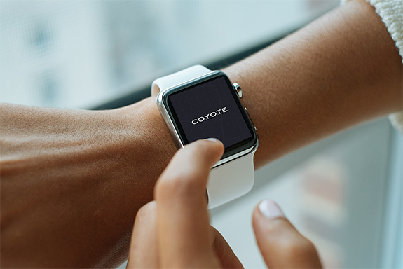 Apple Watch applicazione Coyote