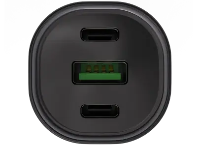 Caricatore Auto Coyote 3 Porte: 2 USB-C E 1 USB-A Da 60W Totale Per Coyote E Smartphone